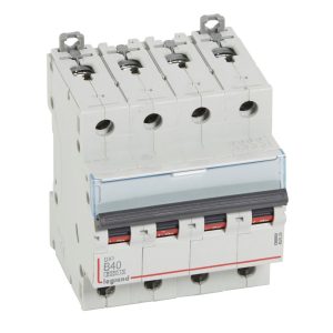 Interruptor DX³ 6000/10 kA 4P 400 V 6A CURVA B 407621 Legrand